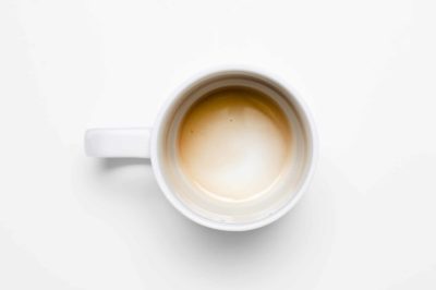 Photo of an empty coffee cup, illustrating the importance of respite care
