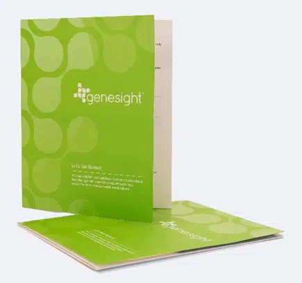 Front cover of new GeneSight clinic collection kit, designed to provide a seamless, easy test-taking experience. 
